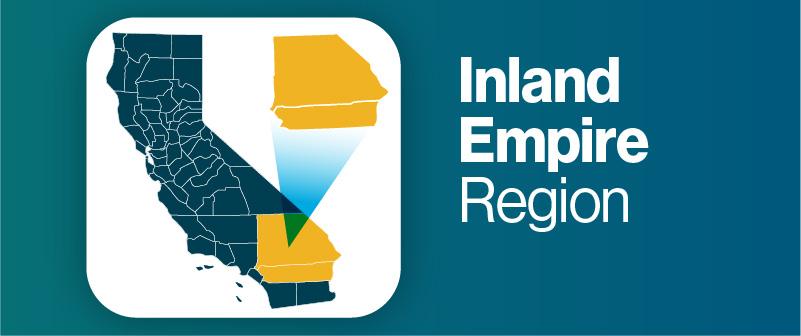 Inland Empire Region map