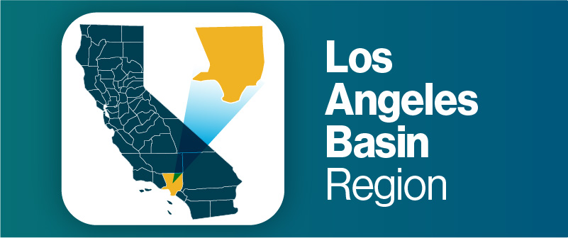 Los Angeles Basin Region map