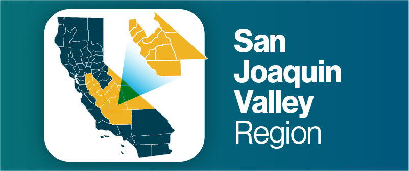 San Joaquin Valley Region map