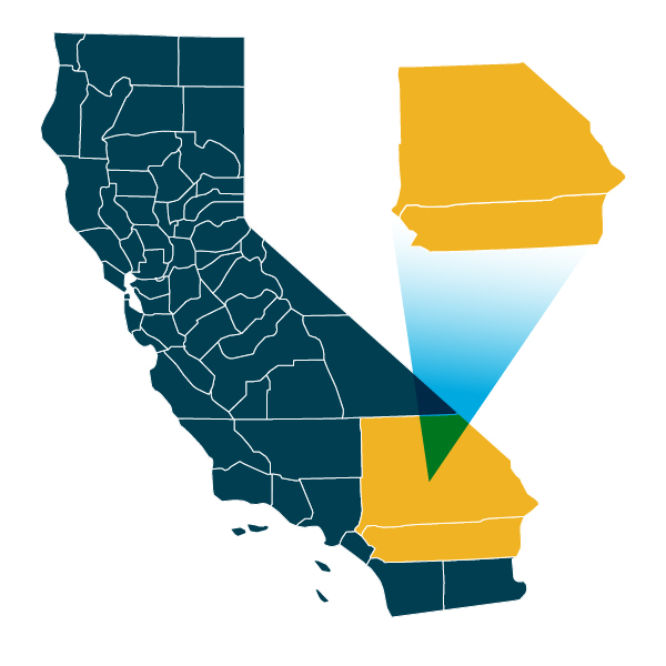 Inland Empire Region Map