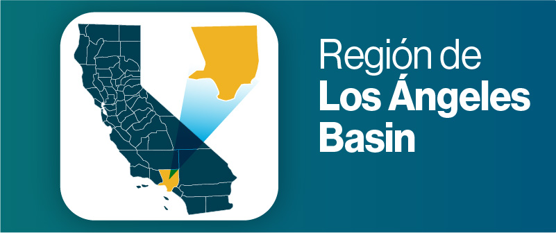 Los Angeles Basin Region map