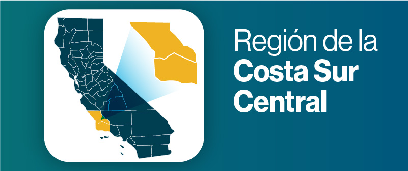 South Central Coast Region map