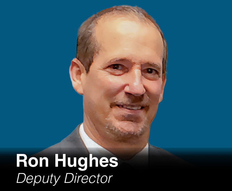 EDDNext Deputy Director, Ron Hughes, smiling for camera