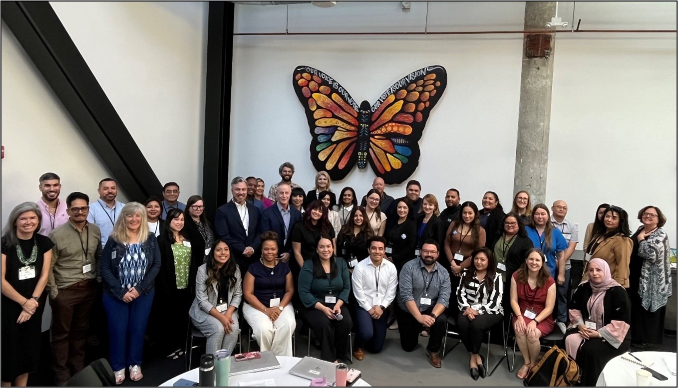 A group photo of the Farmworkers Advancement Program attendees.