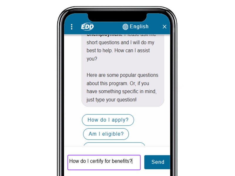 Chat Online with a Live Agent Screenshot Image Example 2